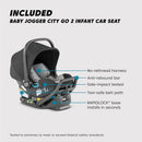 City Select 2 Travel System with City GO 2 Infant Car Seat - Radiant Slate