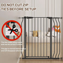 Baby Gate for Stairs and Doorways - Graphite