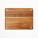 10"x13" Nonslip Acacia Wood Cutting Board Natural