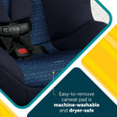 Smooth Ride Convertible Car Seat, 2-in-1 Rear & Forward Facing - Crater Lake