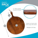 Acacia Wooden Cheese Serving Board - Espresso