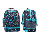 2-in-1 17" Backpack & Insulated Lunch Bag - Dino