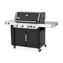 Nexgrill 4-Burner Propane GAS Grill in Black with Side Burner and Stainless Steel Main Lid