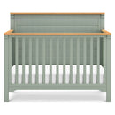 Shea 4-in-1 Convertible Crib - Light Sage and Honey