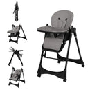 6-in-1 Convertible High Chair with Rocker - Grey