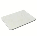 Quick Dry Diatomite Kitchen Mat with Non Slip Feet: White Dish Drying Mat, Hand Wash, 16"x12"