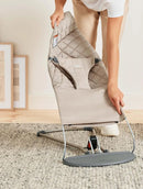 Bouncer Bliss in Classic Quilt Woven - Sand Grey