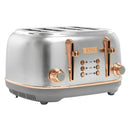 4-Slice Wide Slot Toaster - Silver