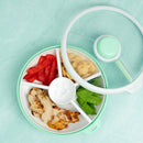 Large Snack Spinner Slide Food Storage Container - Mint Green
