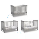 Adley 3-in-1 Convertible Crib - Gray