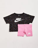 Nike Girls Swoosh Pop Tee Set Pre-School