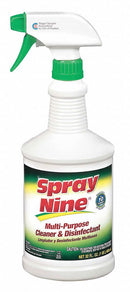 Spray Nine Disinfectant Cleaner, 32 oz. Cleaner Container Size, Trigger Spray Bottle Cleaner Container Type - 26832