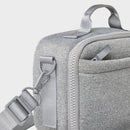 Faux Neoprene Lunch Tote - Heather Gray