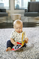 Black White and Bright Floor Mirror: Shapes and Colors, Patterns - Illustrated Animals