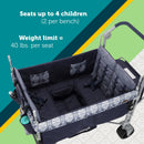 Summit Quad Wagon Stroller - Navy Ink