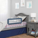 3D Linen fabric and Mesh Security Bed Rail - Navy