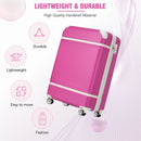 20" Luggage 1 Piece With Tsa Lock, Lightweight Suitcase Spinner Wheels, Carry on Vintage Luggage