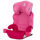 Everett NXT Rigid Latch High Back Booster Car Seat - Pink Cotton