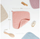 Baby Muslin Washcloths - Lace Pink, Pack of 10