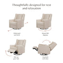 Kiwi Recliner and Swivel Glider - Performance Beach Eco-Weave