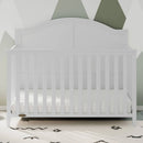 5-in-1 Convertible Crib - White