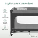 Portable Baby Playard - Black & White