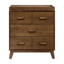 Scoot 3-Drawer Changer Dresser - Natural Walnut