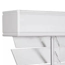 Cordless 2in Faux Wood Blinds - 64-in Drop, 31.5-in Wide