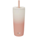 Stainless Steel Travel Tumbler - Peach Ombre