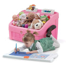 2-in-1 Toy Storage Box & Art Lid - Pink