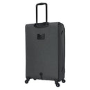 Softside Large Checked Spinner Suitcase - Gray Heather