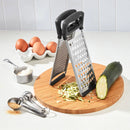 2-in-1 Detachable Grater - Silver & Black