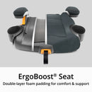 KidFit ClearTex Plus 2-in-1 Belt Positioning High Back Booster Car Seat - Drift