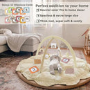 5-in-1 Thick & Plush Baby Play Gym - Cream