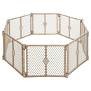 Superyard Indoor Outdoor 8 Panel Freestanding Gate
