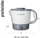 Adjustable Temperature Hot Pot - White