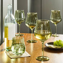 Set of 4 20oz Wine Glasses - Green