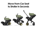 Infant Car Seat + Latch Base Travel System - Desert Green