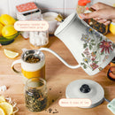 Electric Gooseneck Kettle - Wildflower White Icing