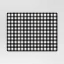 Cork Buffalo Check Placemat - Black