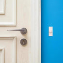 Heath Zenith White Plastic Wireless Pushbutton Doorbell