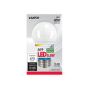 Satco A19 E26 (Medium) LED Bulb Natural Light 40 Watt Equivalence 1 pk, Pack of 6