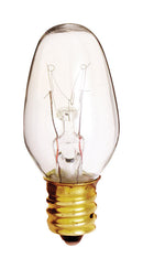 Satco 4 W C7 Nightlight Incandescent Bulb E12 (Candelabra) Soft White 1 pk, Pack of 20
