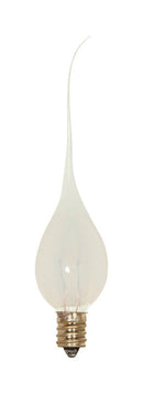 Satco 5 W C7 Decorative Incandescent Bulb E12 (Candelabra) Warm White 2 pk, Pack of 12