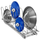 Slide Out Pan Lid Holder - Chrome-Plated Steel
