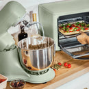 Beautiful 5.3 Qt Stand Mixer in Sage Green with Accessories