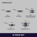 8-Piece A1 ScratchDefense™ Nonstick Cookware Set