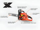ECHO CS-501P-20 Chain Saw 20" Bar Rear Handle Professional 50.2cc Engine