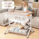 Rocking Bassinet with Anti-Reflux Incline - Portable Bedside Sleeper