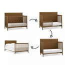Frem 4-in-1 Convertible Crib - Walnut